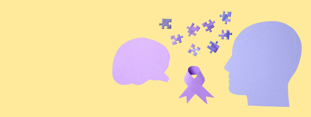 Silhouettes and puzzles highlight mental health's importance