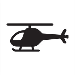 helicopter vector icon