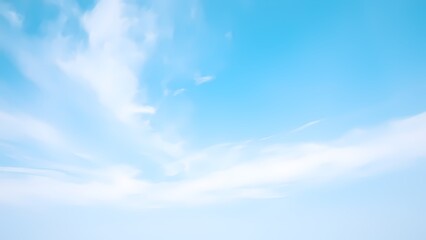 Fototapeta premium ダイナミックに流れる青空の雲模様