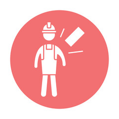 Fototapeta premium Work alert Vector Icon which can easily modify or edit