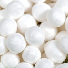 White Balls Close-up Texture