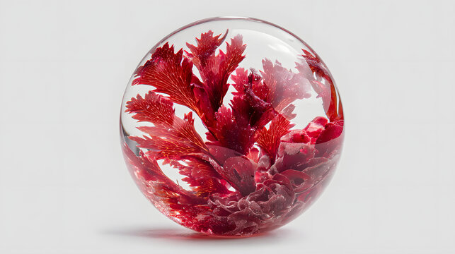 astaxanthin extract and bubble	
