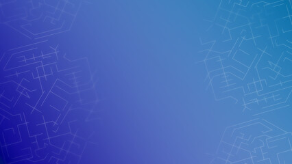 Modern abstract design in shades of blue and purple showcasing intricate geometric patterns and textures