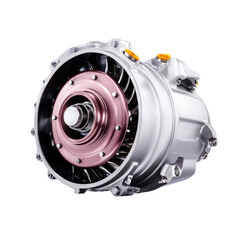 Close-up View of High-Performance Automotive Supercharger for Engine Modification and Improvement