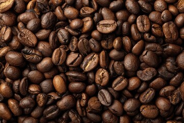 Fototapeta premium Coffee beans that have been roasted