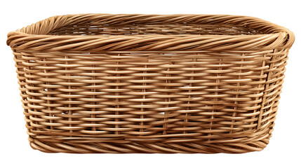 empty wicker basket