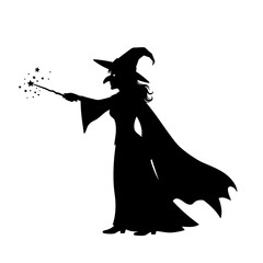 witch on a broom