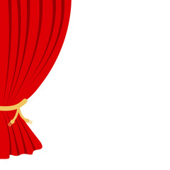 Theatre Curtain Illustration
