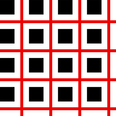Black and white Tartan seamless pattern