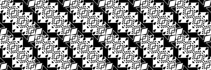 Seamless ethnic pattern in mint tints.Tribal seamless colorful geometric pattern.Ethnic vector texture.Traditional ornament.Embroidery texture with geometric ornament.Pattern for surface design.EPS10