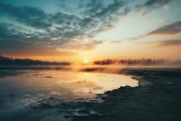 Fototapeta premium Landscape sky outdoors horizon.