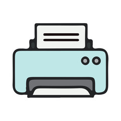 printer vector illustration design