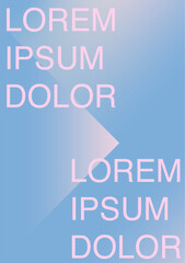 abstract cover background design. blue gradient poster