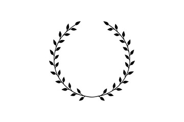vector wreath of eucalyptu