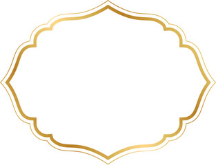 Blank Stickers and Label Frames, writing area aging style writing area, Gold decorative frames, decorative vintage frames.