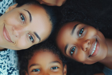 Happy Black Family Portrait