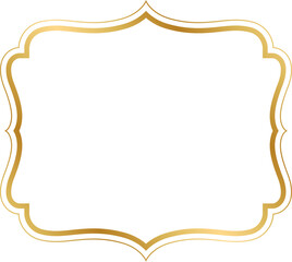 Blank Stickers and Label Frames, writing area aging style writing area, Gold decorative frames, decorative vintage frames.