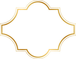 Blank Stickers and Label Frames, writing area aging style writing area, Gold decorative frames, decorative vintage frames.