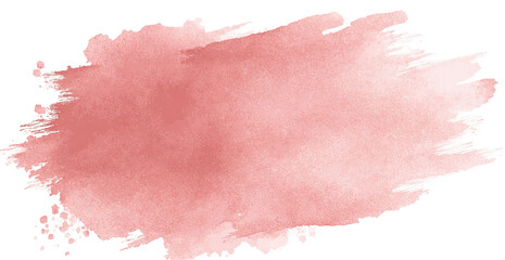 Obraz premium Abstract, textured, blush-colored watercolor blob