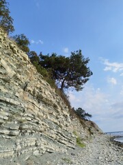 nature, sea, rocks, mountains, cape, summer