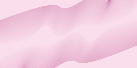 Abstract pink wavy lines with pink candy background template. Theme for banner, background, post card, presentation, invitation, project. Simple concept wallpaper.