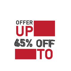 Offer banner design templates 