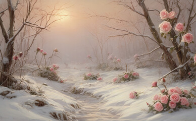 Beautiful close up floral composition with autumn colors a colorful bouquet showcasing orange and red flowers Flower shop and florists design idea