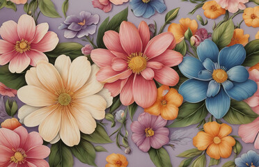 Beautiful close up floral composition with autumn colors a colorful bouquet showcasing orange and red flowers Flower shop and florists design idea