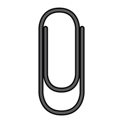 シンプルなクリップのイラスト