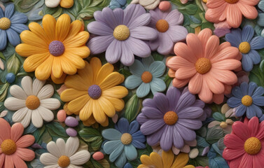 Beautiful close up floral composition with autumn colors a colorful bouquet showcasing orange and red flowers Flower shop and florists design idea