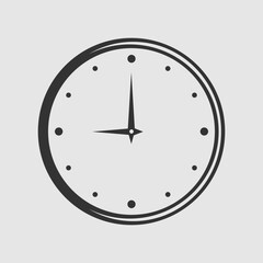 Clock or Watch face. Vector illustration