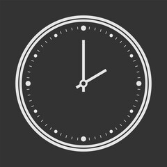 Clock or Watch face. Vector illustration