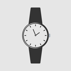 Hand wrist watch isolated. Vector illustration