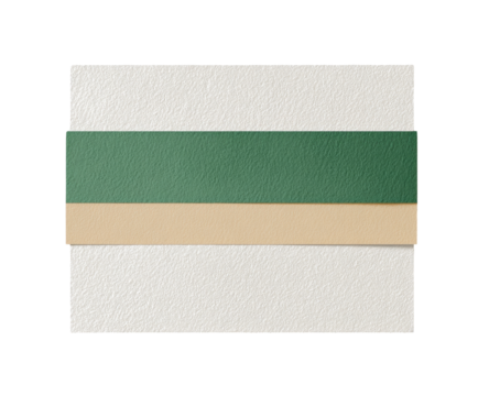 Three horizontal bands of color on textured white background