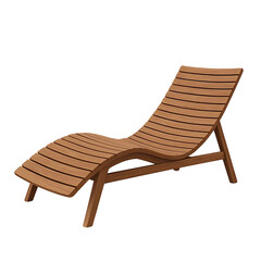 Modern Wooden Chaise Lounge Chair For Relaxation