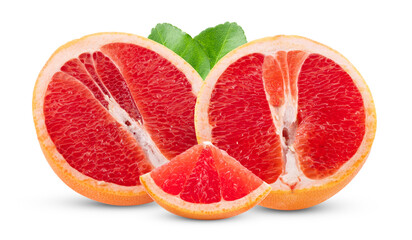 grapefruit isolated on transparent png (Image from camera)