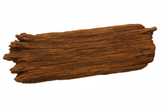 Reclaimed wood sign providing an authentic and natural touch to designs, featuring a transparent background for seamless integration into projects