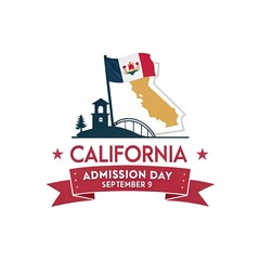 Fototapeta premium california admission day celebration, california statehood day, california independence history, california admission event, california heritage day