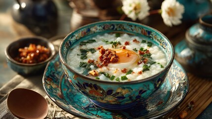 chinese food in a restaurant