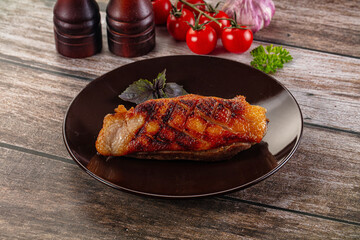 Roasted duck breast fillet meat