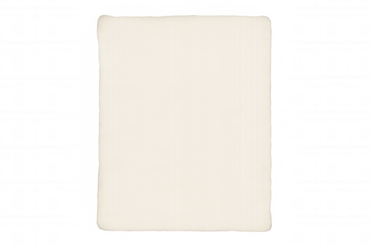 White blank paper sheet floating against transparent backdrop, perfect for design mockups and creative graphic layouts