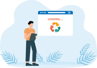 Modern business and currency exchange with online money transactions, Stock trading and open banking platform concept,