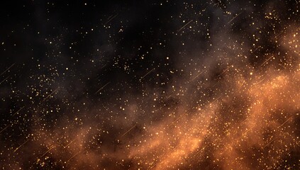 Obraz premium Cosmic firestorm, streaking light show