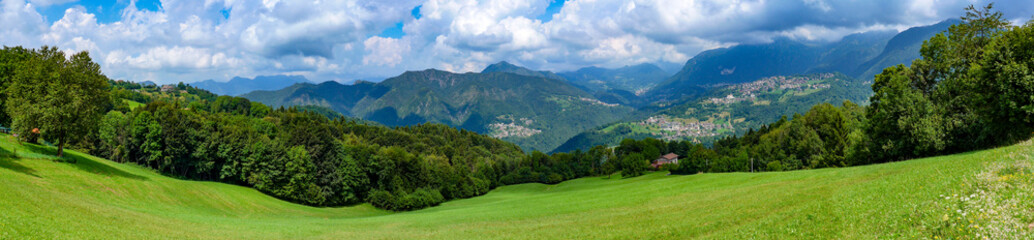 Panorami delle valli bergamasche, Lombardia