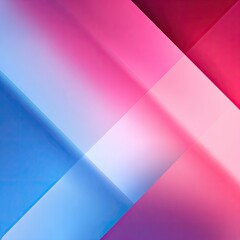 Fototapeta premium Abstract, vibrant geometric shapes in overlapping colors