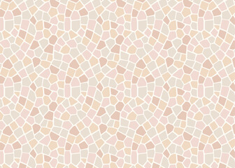 Seamless Cobblestone Pattern Background in Soft Beige  Tones

