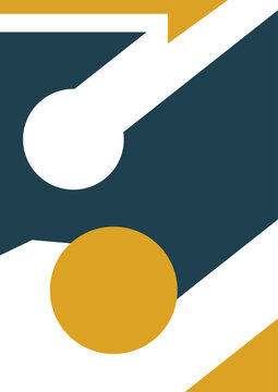Abstract background design with flat and modern style, seamless vector illustration