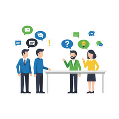discussion vector illustration design