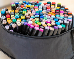 Bunte Filzstifte, Marker