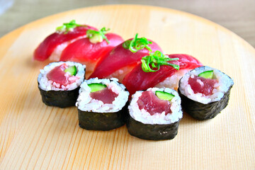 寿司　マグロの握り寿司